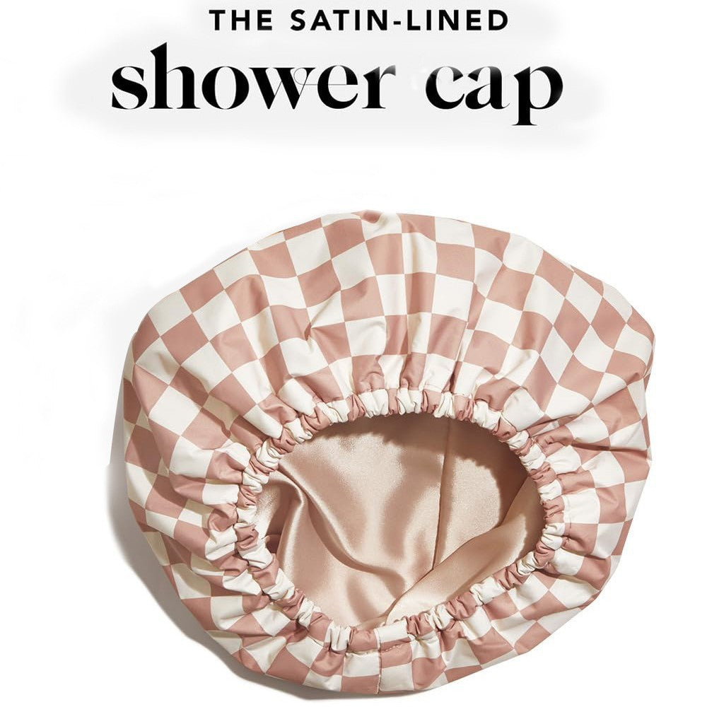 Bonnet de douche imperméable doublé de satin AndriaBreathe™